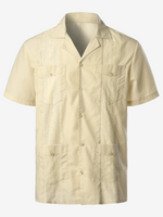 Plain cotton jacquard weave shirt