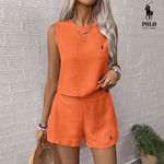 [Buy 1 Get 2] Linen Serenity Complete Set with Two Pieces by R. Ꮮаᴜгеn + Free R. Ꮮаᴜгеn Sun Hat