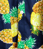 Short-Sleeved Pineapple Cotton Shirts for Men