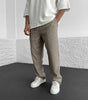 Ribbed Tube Leg Trousers