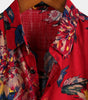 Men's Pure Cotton Hawaiian Style Holiday Print Shirt