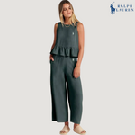 R. Ꮮаᴜгеn Ruffle Strap Two-Piece Set + Free Sun Hat – Buy 1, Get 2