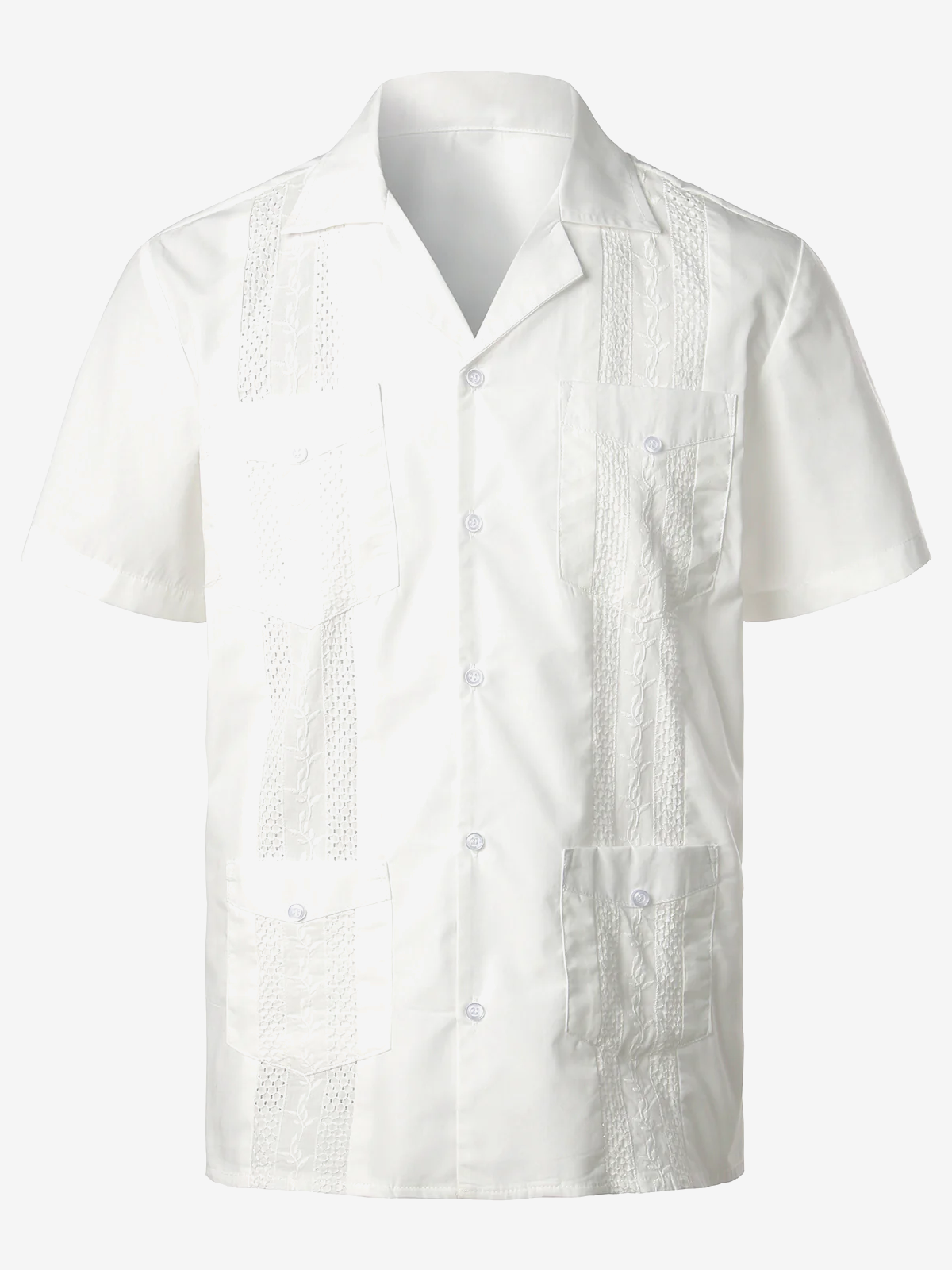 Plain cotton jacquard weave shirt