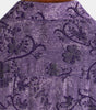 Men's Short Sleeve Hawaiian Shirt with Breathable Buttons in Vintage Purple