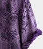 Men's Short Sleeve Hawaiian Shirt with Breathable Buttons in Vintage Purple