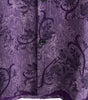 Men's Short Sleeve Hawaiian Shirt with Breathable Buttons in Vintage Purple