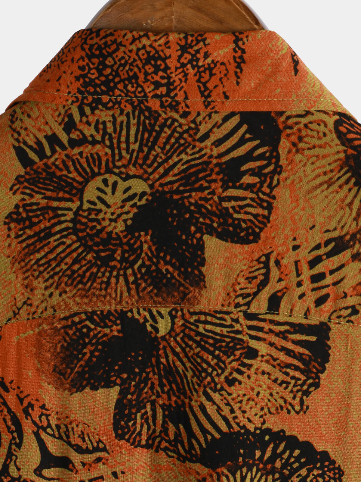 Men's Short Sleeve Retro Floral Print Hawaiian Shirt