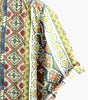 Men's Short Sleeve Cotton Patchwork Printed Shirt