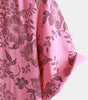 Men's Short Sleeve Hawaiian Shirt with Breathable Buttons in Pink Floral Print
