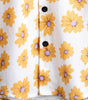 Tropical Hawaiian Flower Print Cotton Shirt for Men