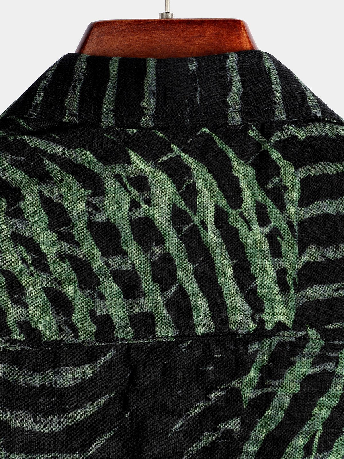 Striped Printed Short Sleeve Shirt for Men