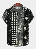 Short-Sleeved Printed Shirt for Men