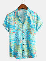 Short-Sleeved Cotton Shirts for Men