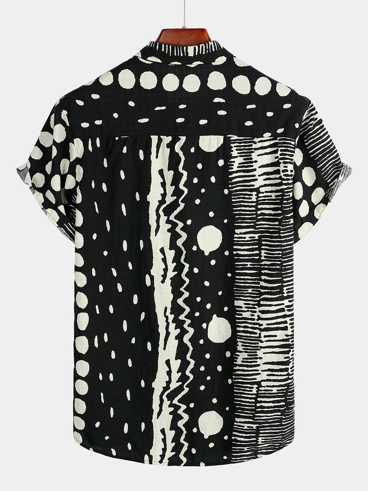 Short-Sleeved Printed Shirt for Men