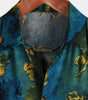 Men's Short Sleeve Hawaiian Shirt with Buttons, Vintage Style, Breathable, for Holidays, Summer