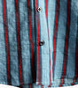 Striped Short-Sleeved Printed Shirt for Men