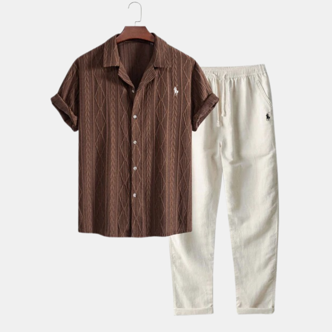 Men’s Summer Shirt & Pants Set