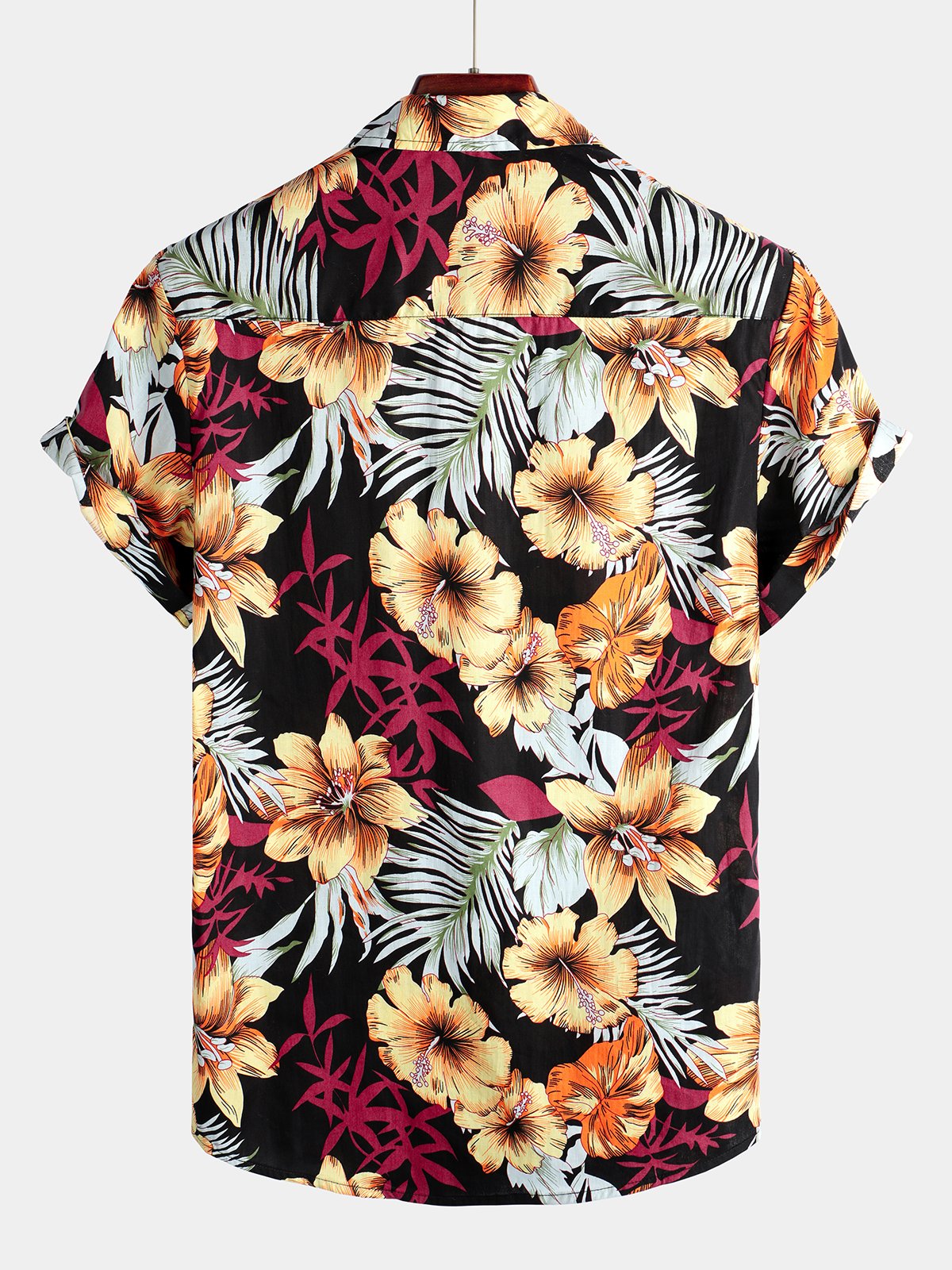 Tropical Hawaiian Floral Cotton Shirt