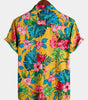 men's pure cotton shirt with Hawaiian holiday print
