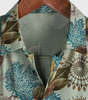 Men's Short-Sleeve Button-Up Shirt, Retro, Holiday, Summer, Breathable, Casual