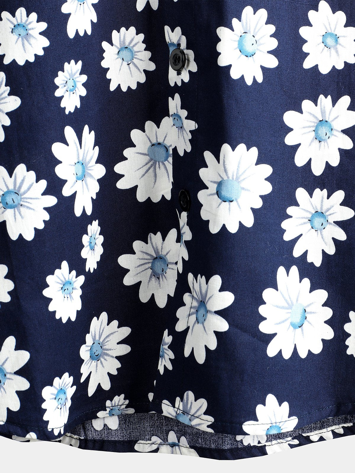 Men's pure cotton shirt with Hawaiian holiday print