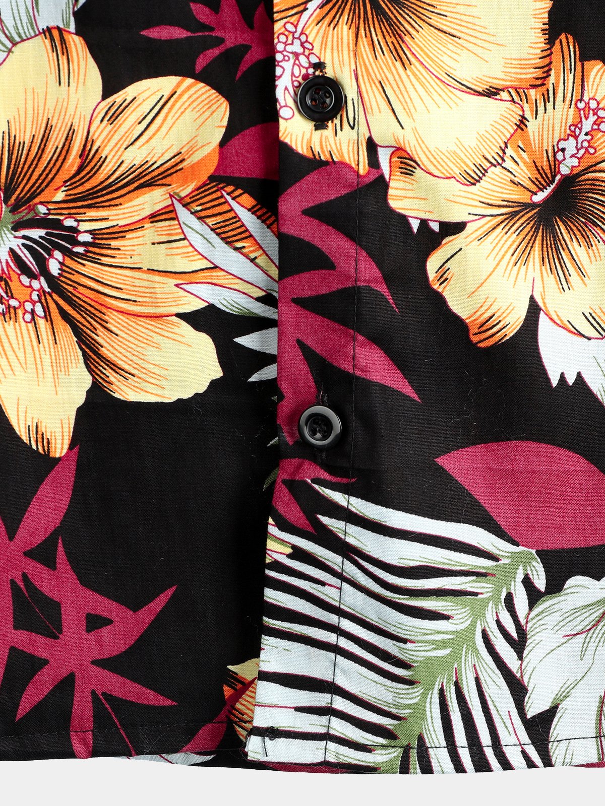 Tropical Hawaiian Floral Cotton Shirt