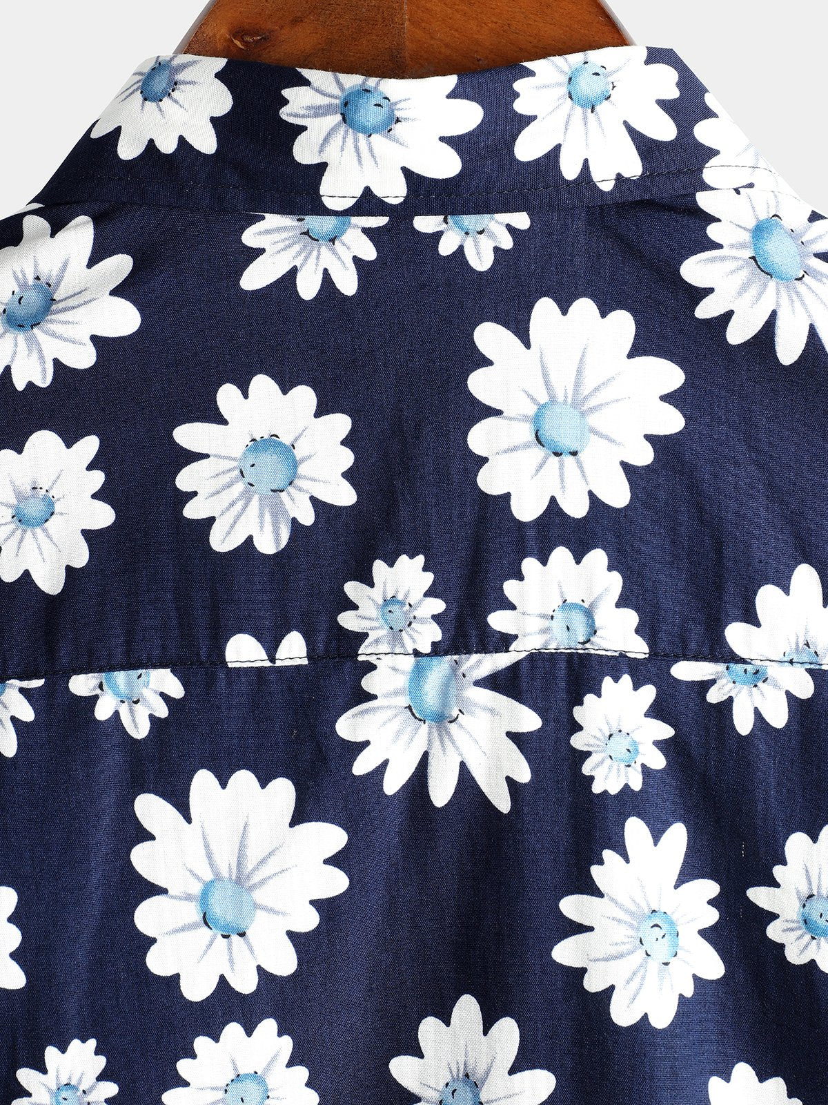 Men's pure cotton shirt with Hawaiian holiday print