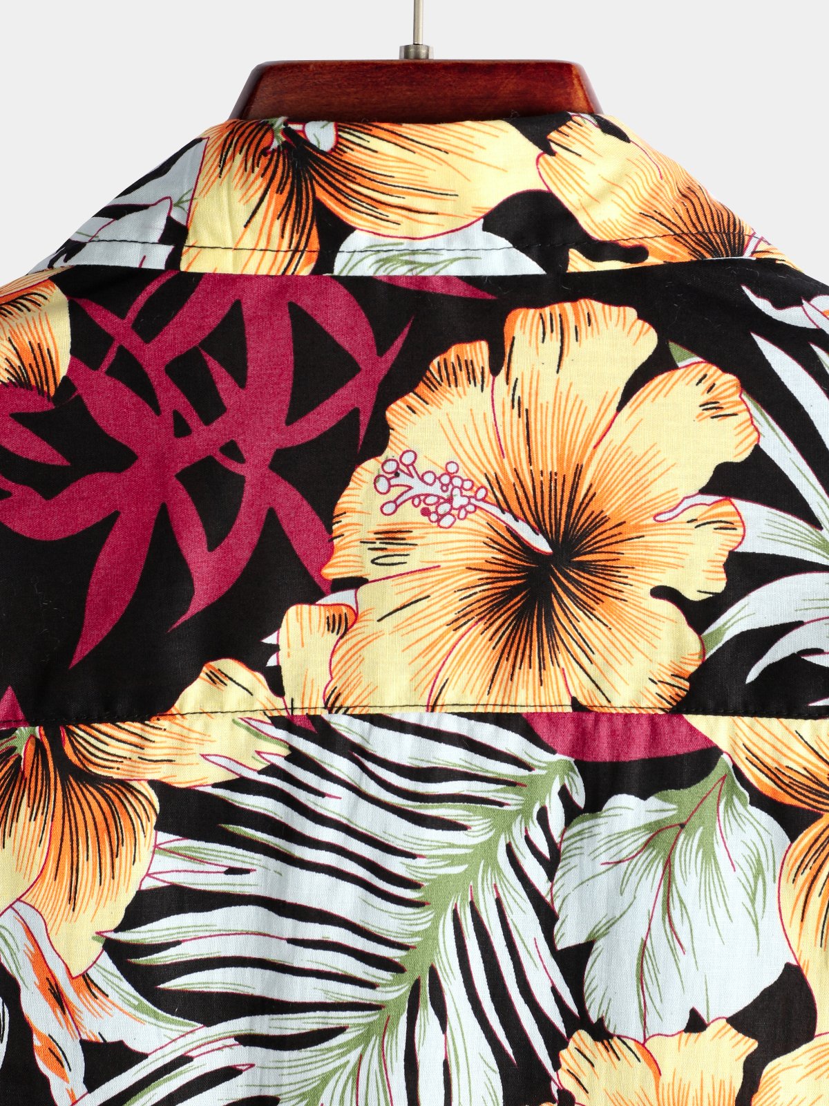 Tropical Hawaiian Floral Cotton Shirt