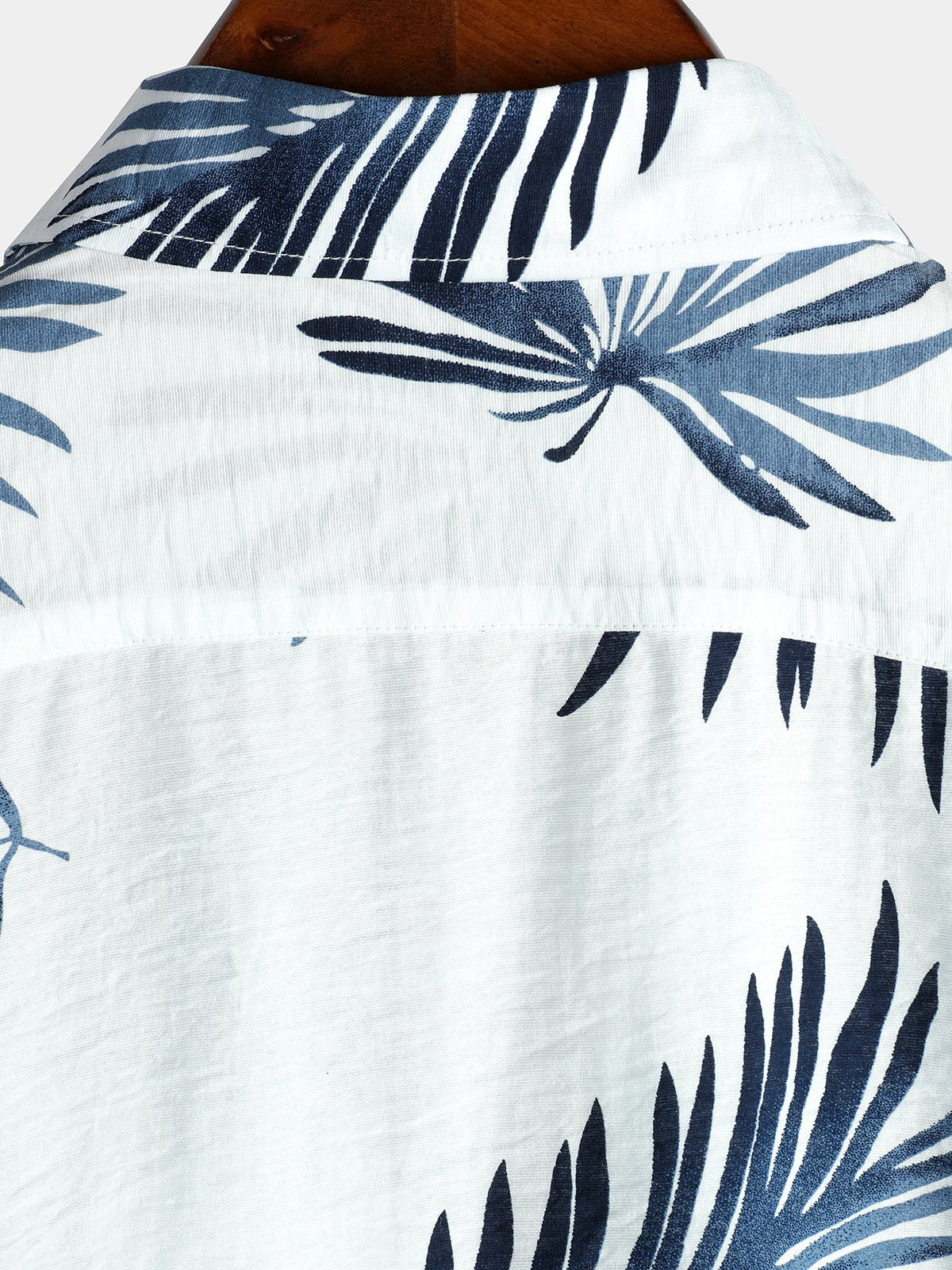 Men's Cotton Hawaiian Floral Button-Up Summer Shirt