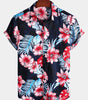 Tropical Hawaiian Floral Cotton Shirt