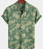Casual Hawaiian Shirt with Pocket for Men