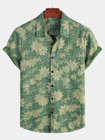 Casual Hawaiian Shirt with Pocket for Men