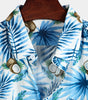 Men's pure cotton Hawaiian print holiday shirt
