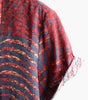 Men's Short Sleeve Striped Printed Shirt