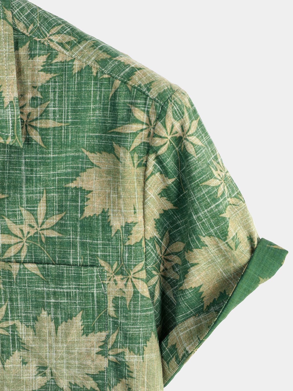 Casual Hawaiian Shirt with Pocket for Men