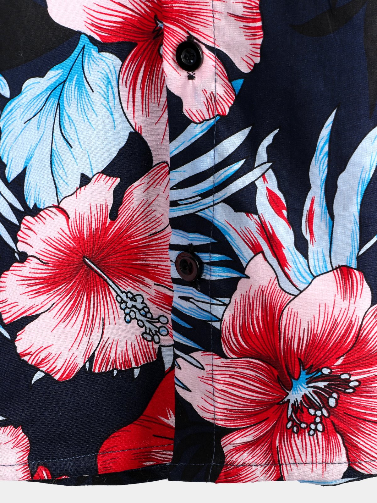 Tropical Hawaiian Floral Cotton Shirt