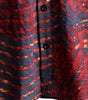 Men's Short Sleeve Striped Printed Shirt