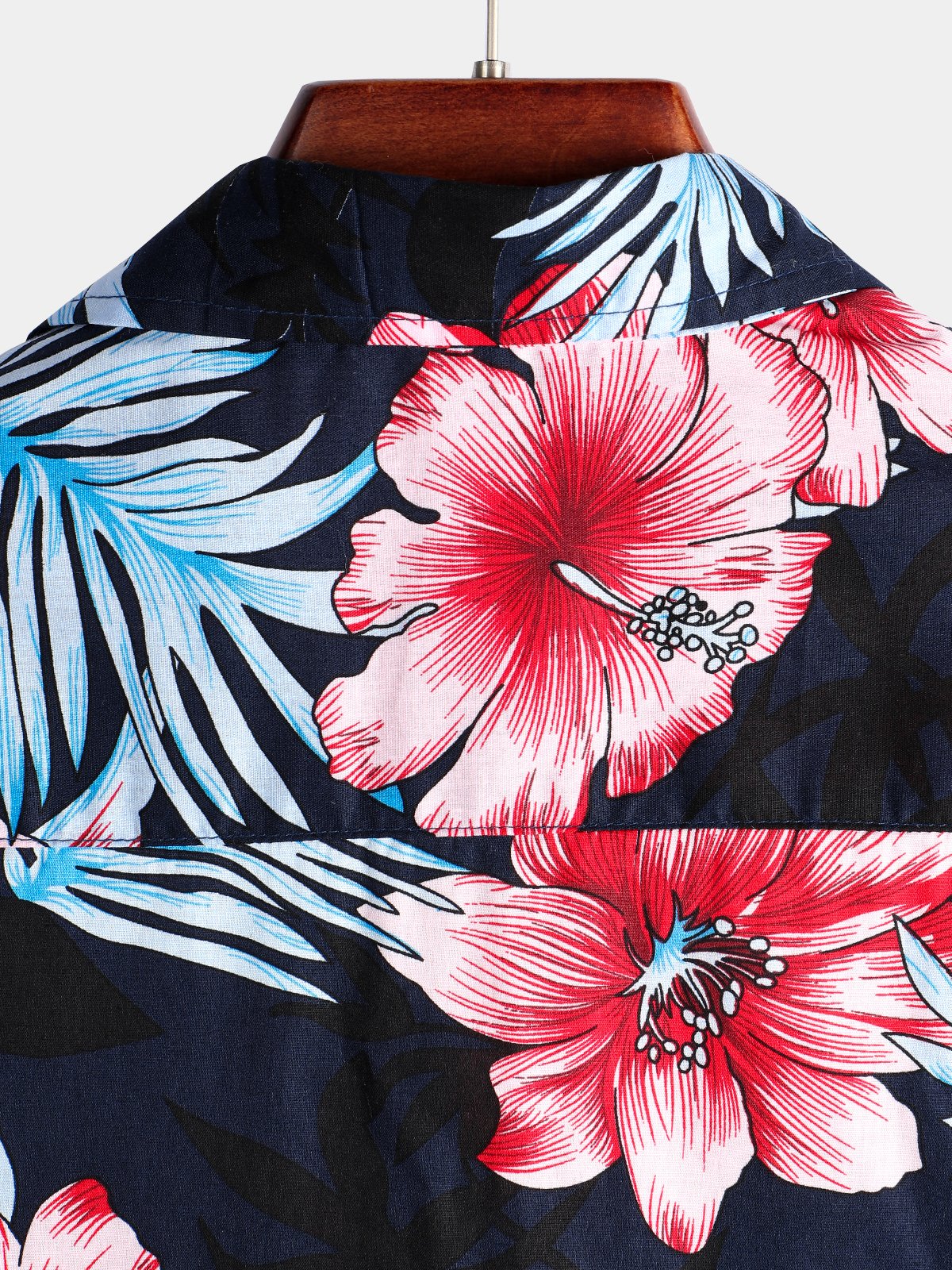 Tropical Hawaiian Floral Cotton Shirt