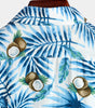 Men's pure cotton Hawaiian print holiday shirt
