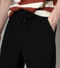 Ribbed Tube Leg Trousers