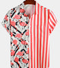Striped Flamingo Summer Shirt