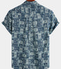 Men's Short Sleeve Printed Hawaiian Shirt