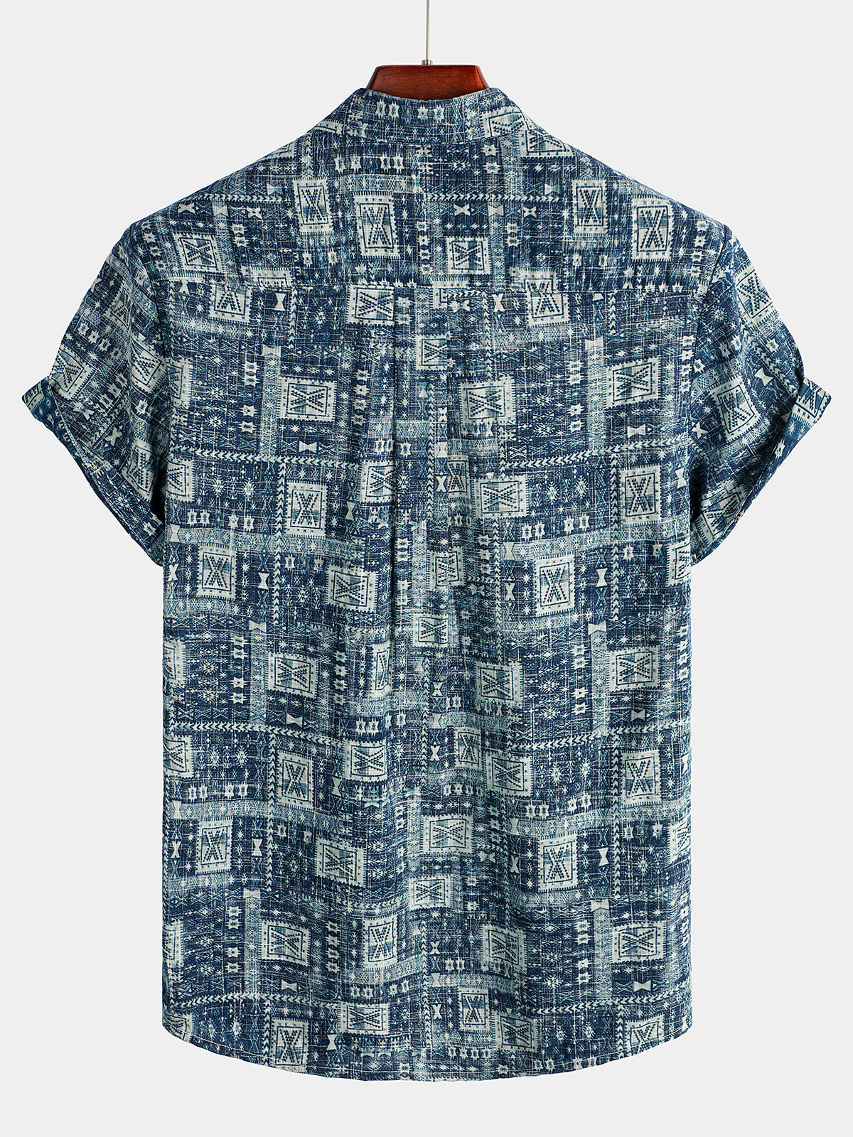 Men's Short Sleeve Printed Hawaiian Shirt