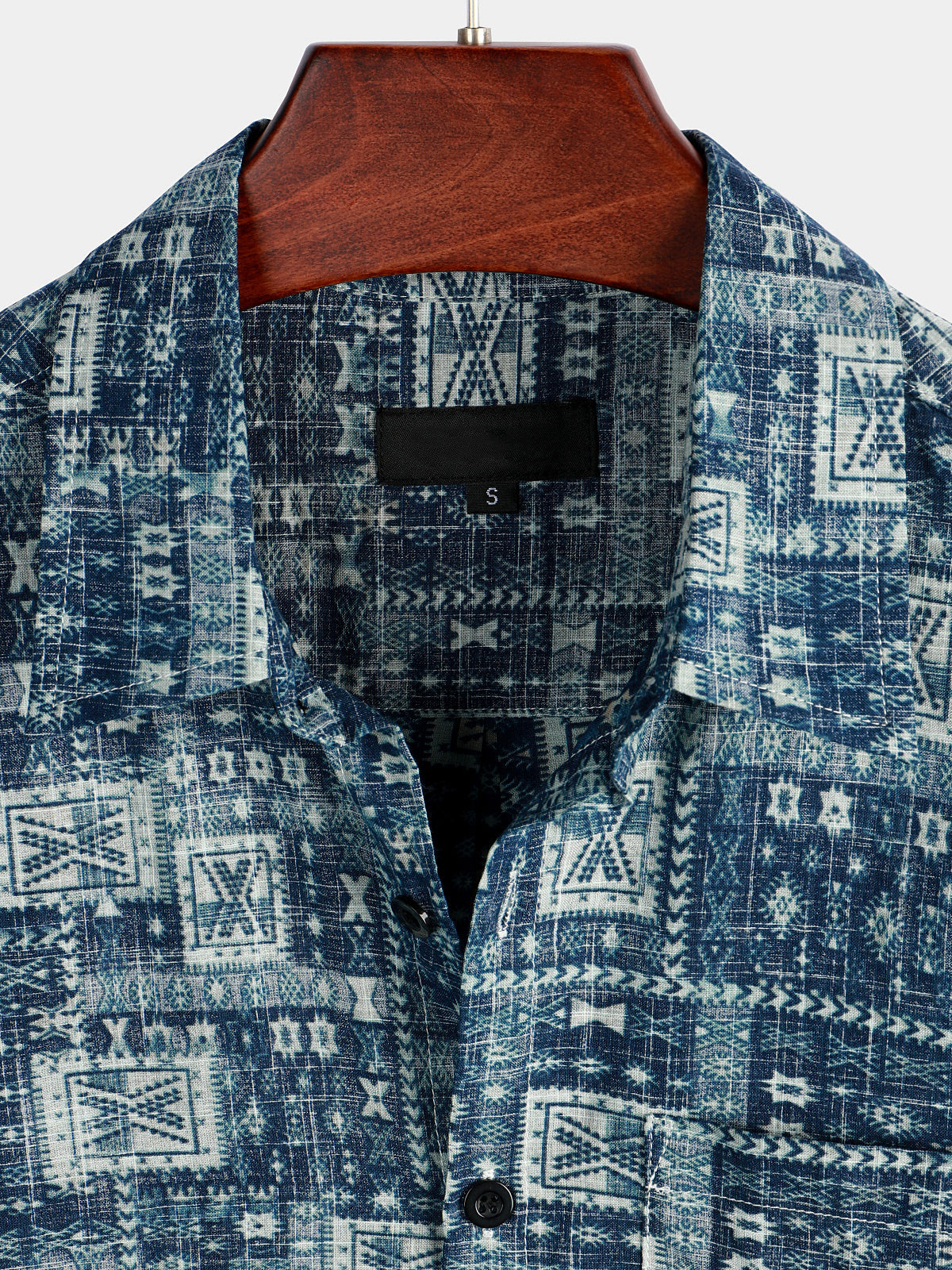 Men's Short Sleeve Printed Hawaiian Shirt
