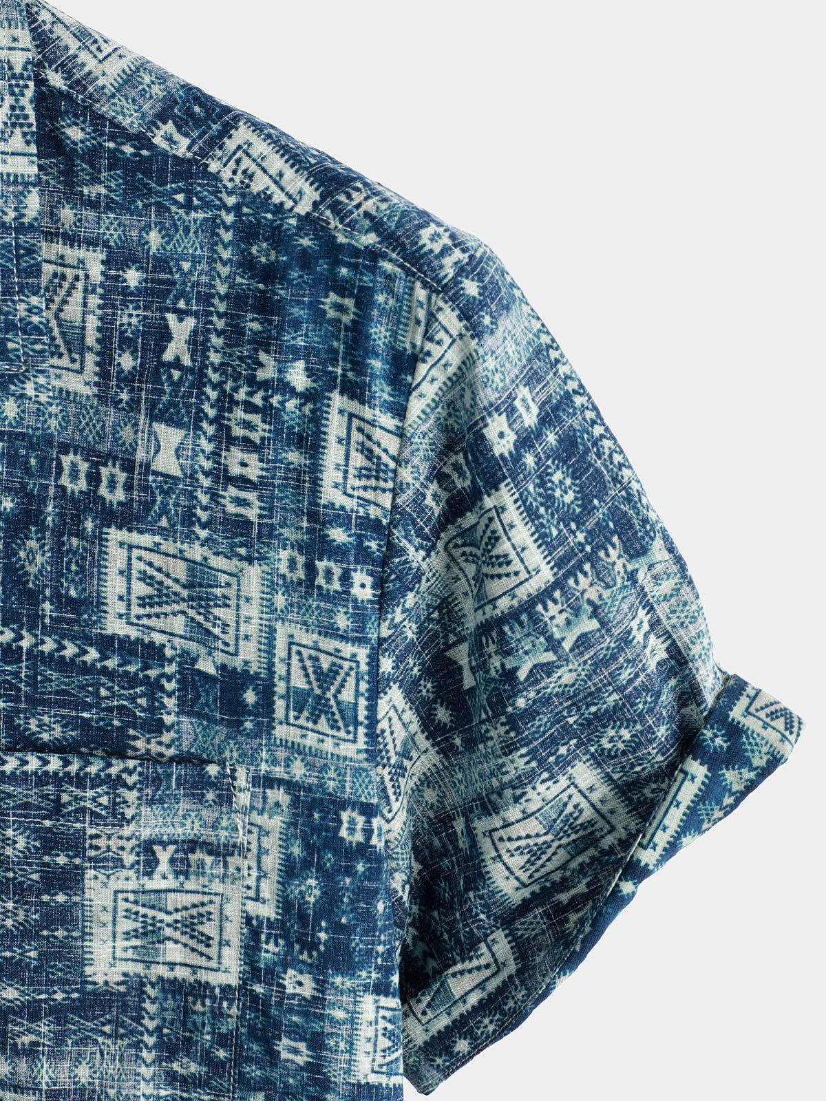 Men's Short Sleeve Printed Hawaiian Shirt