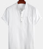 Casual Short Sleeve Holiday Shirt for Men
