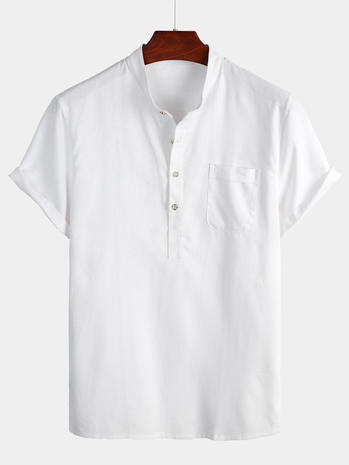 Casual Short Sleeve Holiday Shirt for Men