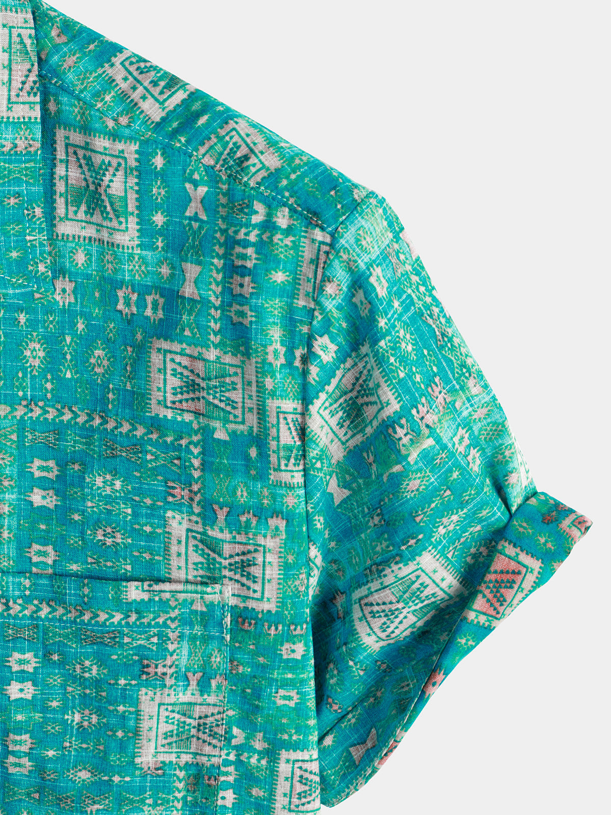 Men's Short Sleeve Printed Hawaiian Shirt
