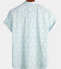 Men's Floral Print Cotton Shirt