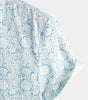 Men's Floral Print Cotton Shirt